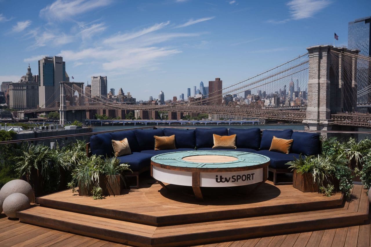 I went to behind the scenes at exclusive ITV Sport World Cup studio on Brooklyn rooftop - here's how they did it