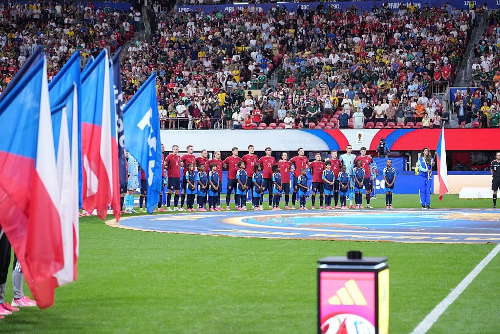 Czech Flag Engulfs Staff Member in Hilarious World Cup Mishap