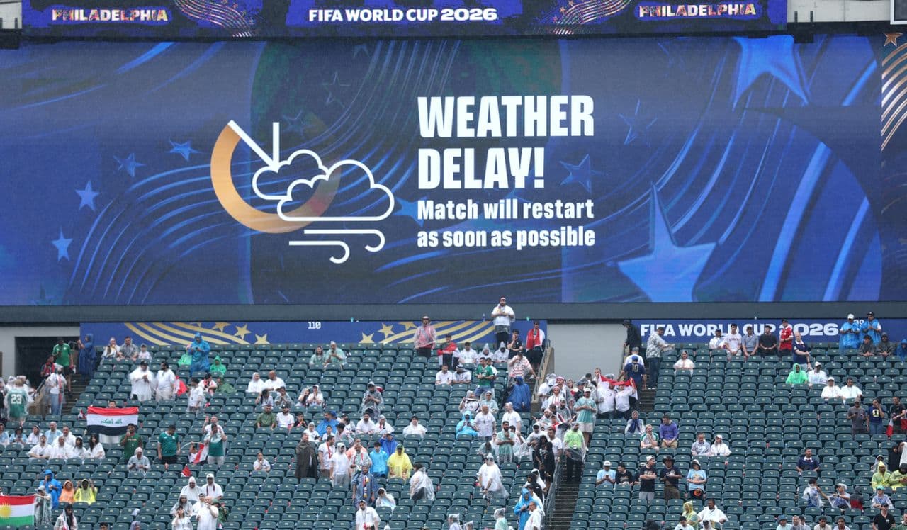 What happens if there's a weather delay in the last round of World Cup group games?