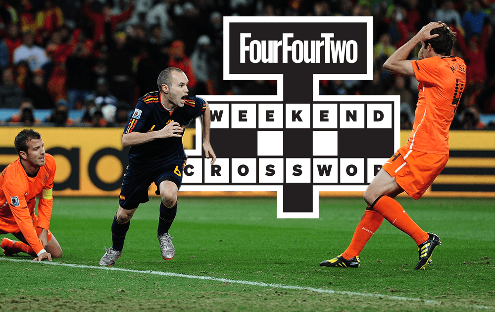 FourFourTwo's Weekend Crossword 58: Winners, losers and legends