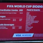 Food for thought: The true cost of eating and drinking at the 2026 World Cup