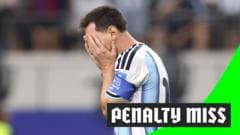 'He is human' - Messi misses from the spot as he chases scoring record