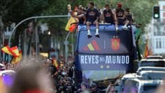 Madrid Erupts as Spain's World Cup Winners Take Bus Parade