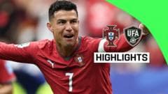 Portugal thrash Uzbekistan as Ronaldo scores twice to make history